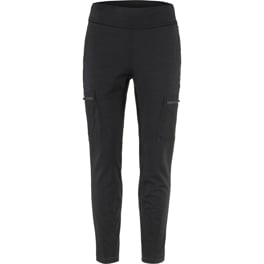 Fjällräven Keb Fleece Trousers W Women’s Base layer bottoms Black Main Front 65477